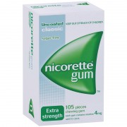 Nicorette Extra Strength (4mg) Classic 105 Chewing Gum